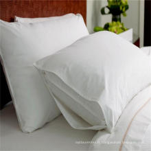 Oreiller de couverture blanc de Polycotton de Percale